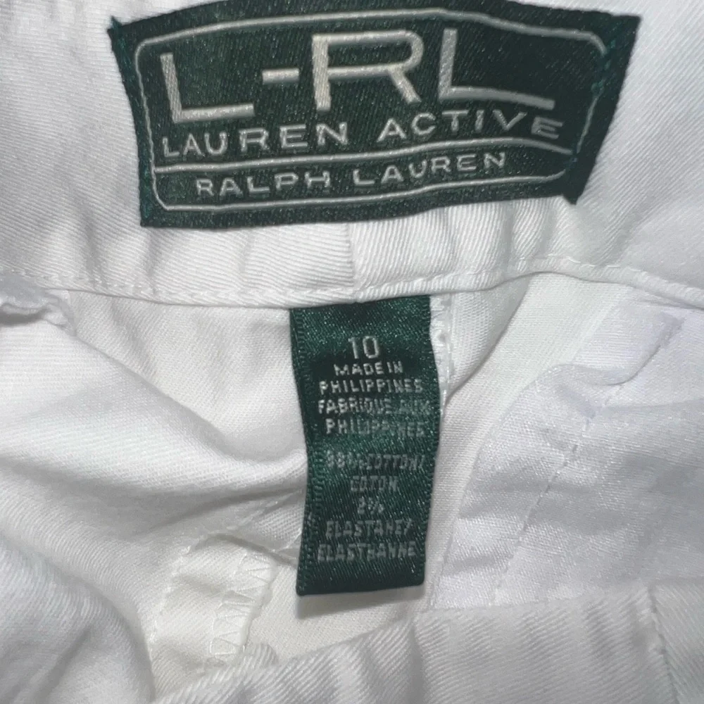 Lauren Ralph Lauren White Bermuda Shorts Lightweight Summer Essential - Picture 6 of 11
